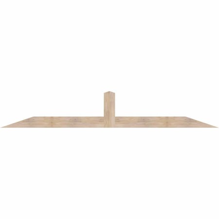 Ekena Millwork Portland Smooth Timber Gable Bracket, Douglas Fir, 108"W x 18"H x 1 1/2"D x 5 1/2"F, 4/12 Pitch GBW108X18X0206POR00SDF